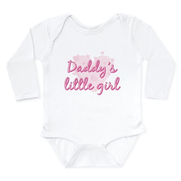 CafePress - Daddys Little Girl Body Suit - Long Sleeve Cotton Baby Bodysuit