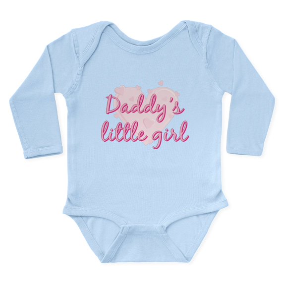 CafePress - Daddys Little Girl Body Suit - Long Sleeve Cotton Baby Bodysuit