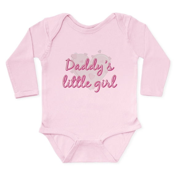 CafePress - Daddys Little Girl Body Suit - Long Sleeve Cotton Baby Bodysuit