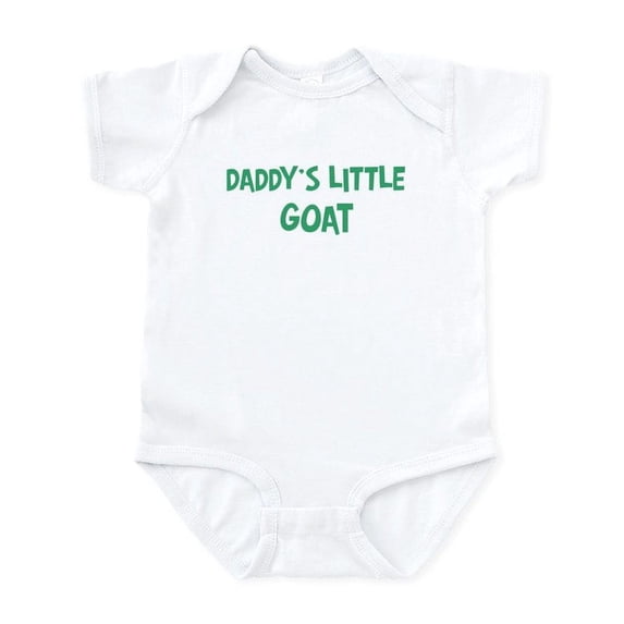 CafePress - Daddys Little Goat Infant Bodysuit - Baby Light Bodysuit, Size Newborn - 24 Months