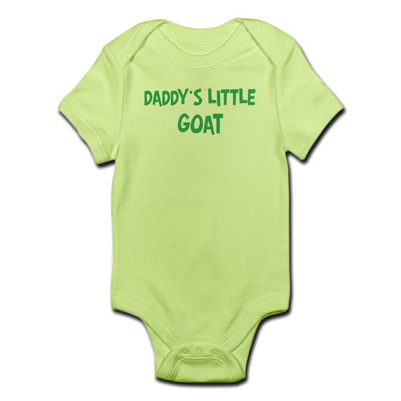 CafePress - Daddys Little Goat Infant Bodysuit - Baby Light Bodysuit