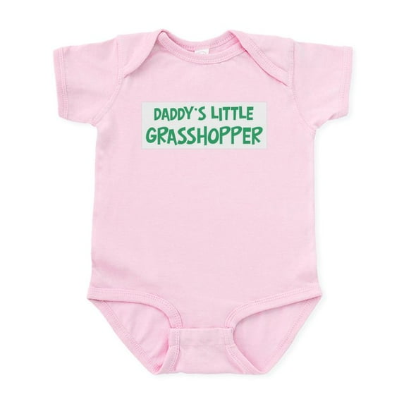 CafePress - Daddys Little Grasshopper Infant Bodysuit - Baby Light Bodysuit, Size Newborn - 24 Months