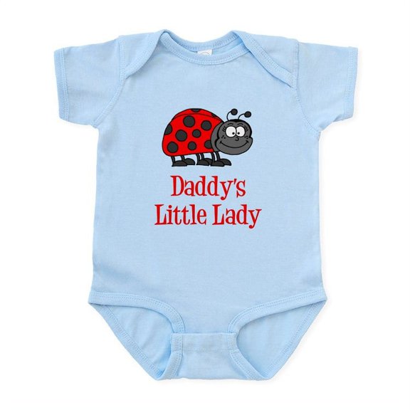 CafePress - Daddys Little Lady Infant Bodysuit - Baby Light Bodysuit, Size Newborn - 24 Months
