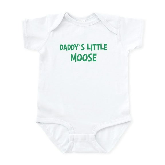 CafePress - Daddys Little Moose Infant Bodysuit - Baby Light Bodysuit, Size Newborn - 24 Months