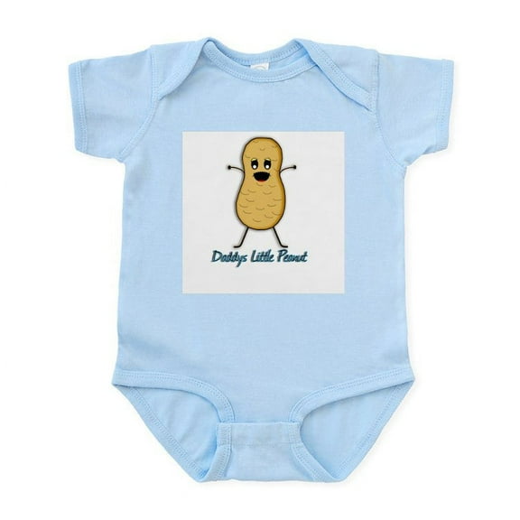 CafePress - Daddys Little Peanut Infant Bodysuit - Baby Light Bodysuit, Size Newborn - 24 Months
