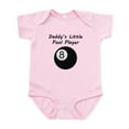 thumbnail image 1 of CafePress - Daddys Little Pool Player Body Suit - Baby Light Bodysuit, Size Newborn - 24 Months, 1 of 4