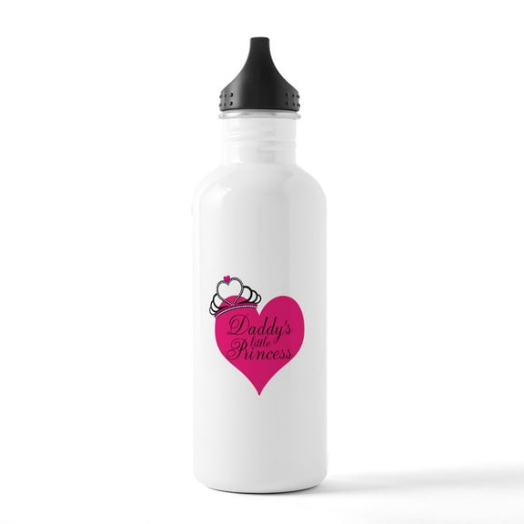 CafePress - Daddys Little Princess Water Bottle - Stainless Steel Water Bottle, Sports Bottle, 1.0L