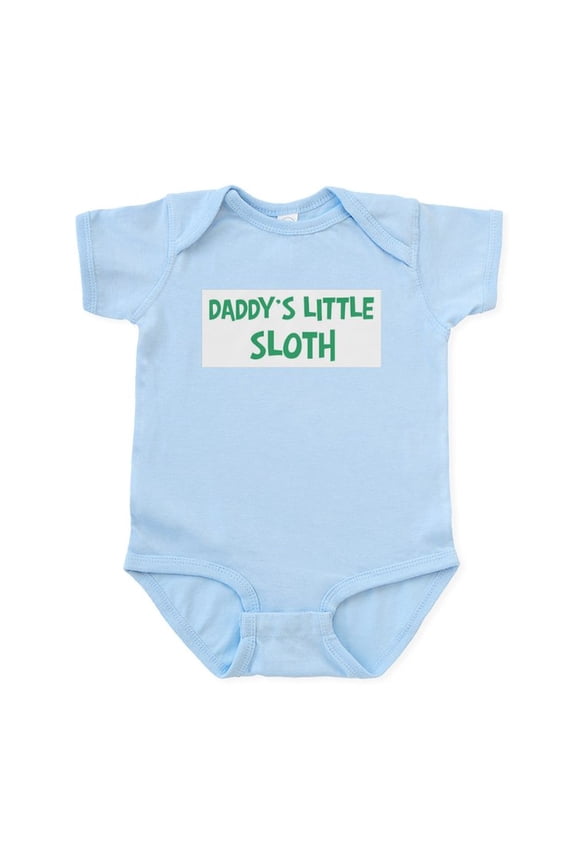 - Daddys Little Sloth Infant Bodysuit - Baby Light Bodysuit, Size Newborn - 24 Months