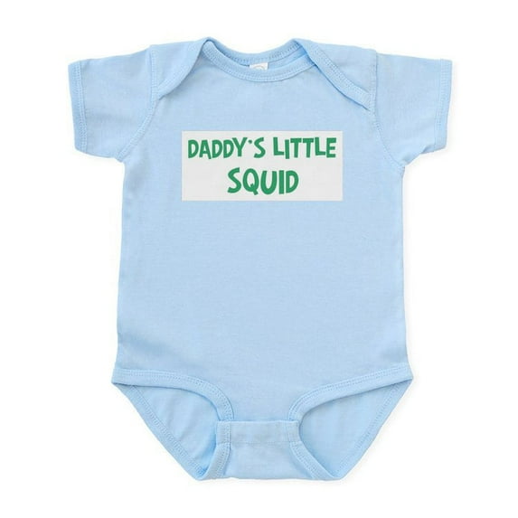 CafePress - Daddys Little Squid Infant Bodysuit - Baby Light Bodysuit, Size Newborn - 24 Months