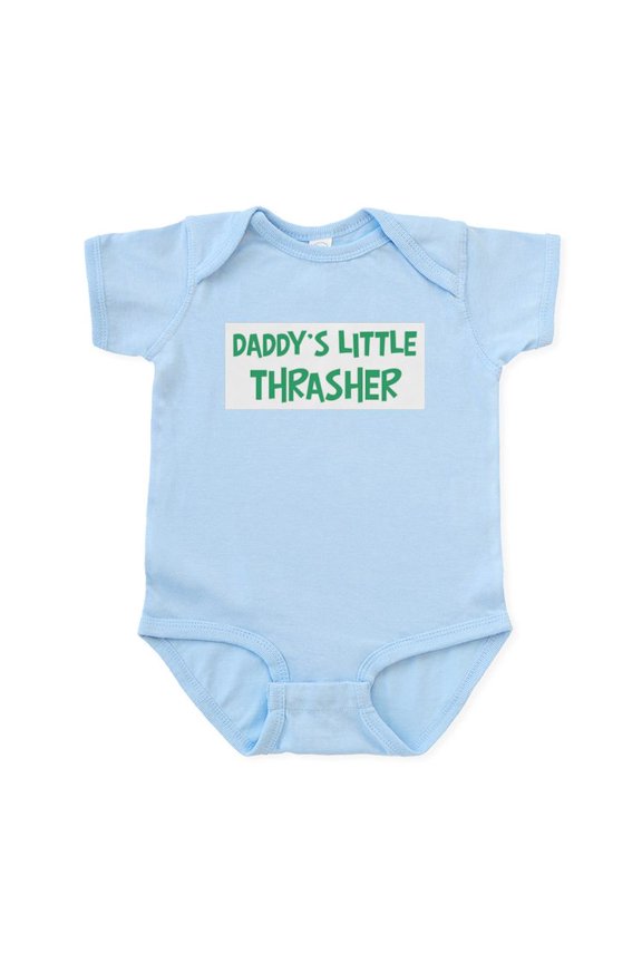 - Daddys Little Thrasher Infant Bodysuit - Baby Light Bodysuit, Size Newborn - 24 Months