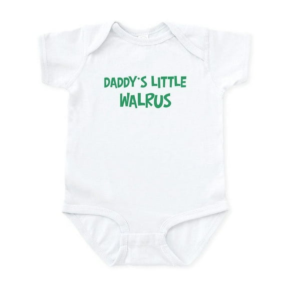 CafePress - Daddys Little Walrus Infant Bodysuit - Baby Light Bodysuit, Size Newborn - 24 Months