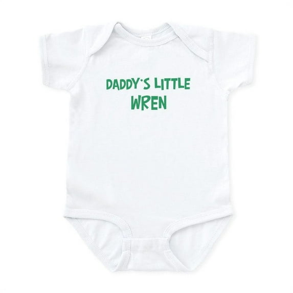 CafePress - Daddys Little Wren Infant Bodysuit - Baby Light Bodysuit, Size Newborn - 24 Months
