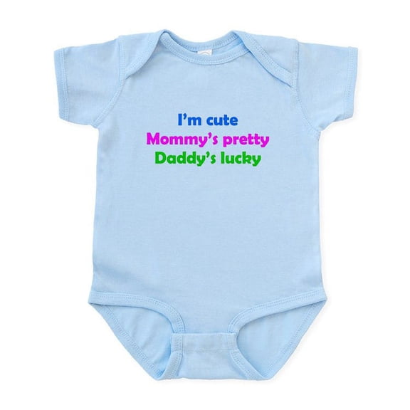 CafePress - Daddys Lucky Body Suit - Baby Light Bodysuit, Size Newborn - 24 Months