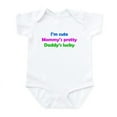 thumbnail image 1 of CafePress - Daddys Lucky Body Suit - Baby Light Bodysuit, Size Newborn - 24 Months, 1 of 4