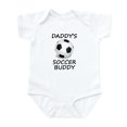 thumbnail image 1 of CafePress - Daddys Soccer Buddy Body Suit - Baby Light Bodysuit, Size Newborn - 24 Months, 1 of 4
