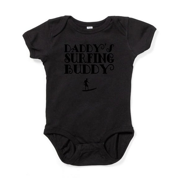 CafePress - Daddys Surfing Buddy Body Suit - Cute Infant Bodysuit Baby Romper - Size Newborn - 24 Months