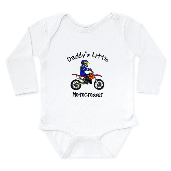 CafePress - Daddyslittleboy Body Suit - Long Sleeve Cotton Baby Bodysuit