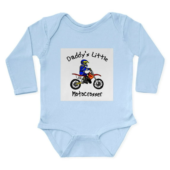 CafePress - Daddyslittleboy Body Suit - Long Sleeve Cotton Baby Bodysuit