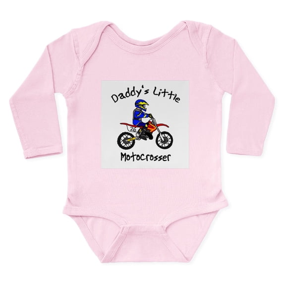 CafePress - Daddyslittleboy Body Suit - Long Sleeve Cotton Baby Bodysuit