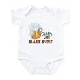 thumbnail image 1 of CafePress - Dadhalfpint Body Suit - Baby Light Bodysuit, Size Newborn - 24 Months, 1 of 4