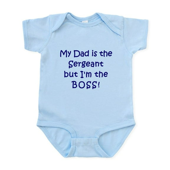 CafePress - Dadissgt Body Suit - Baby Light Bodysuit, Size Newborn - 24 Months