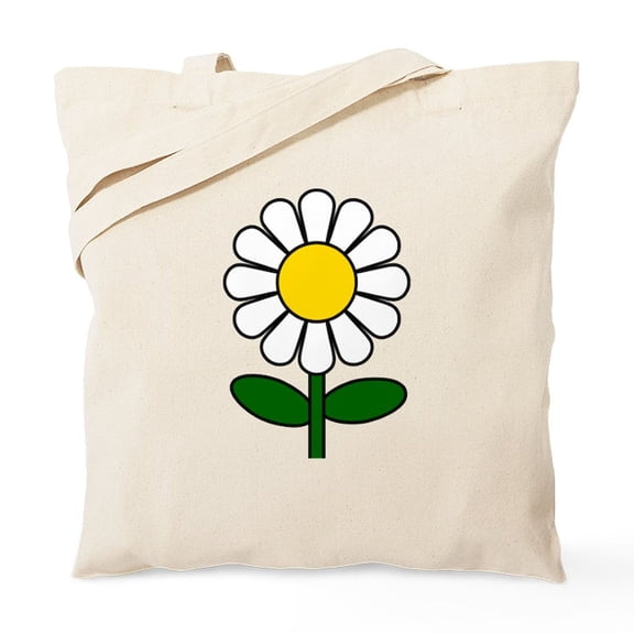 CafePress - Daisy Flower Tote Bag - Unisex Canvas Tote Bag, Beige, 1-Piece