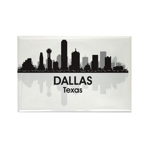 CafePress - Dallas - Rectangle Magnet, 2"x3" Refrigerator Magnet