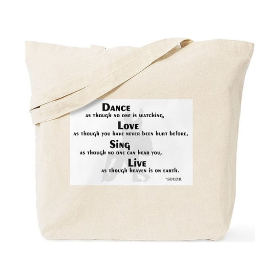 CafePress - Dance As If... Tote Bag - Unisex Canvas Tote Bag, Beige, 1-Piece