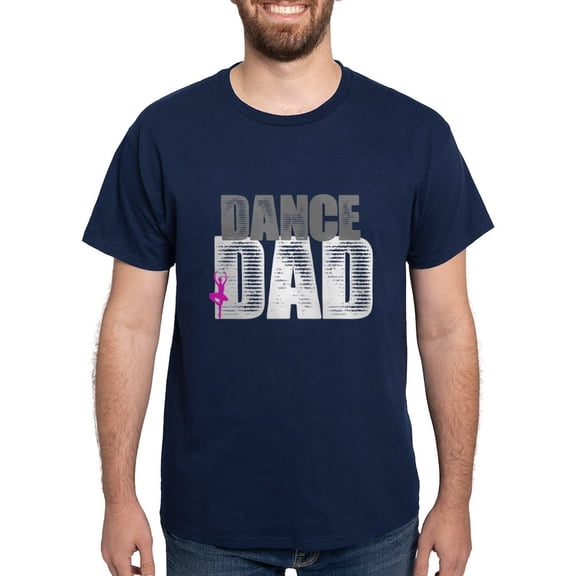 CafePress - Dance Dad With Ballerina T Shirt - Men's Classic Graphic Cotton T-Shirt