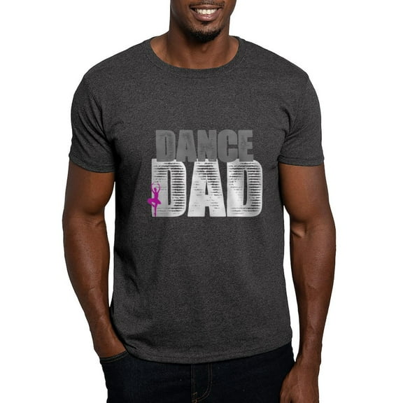 CafePress - Dance Dad With Ballerina T Shirt - Men's Classic Graphic Cotton T-Shirt
