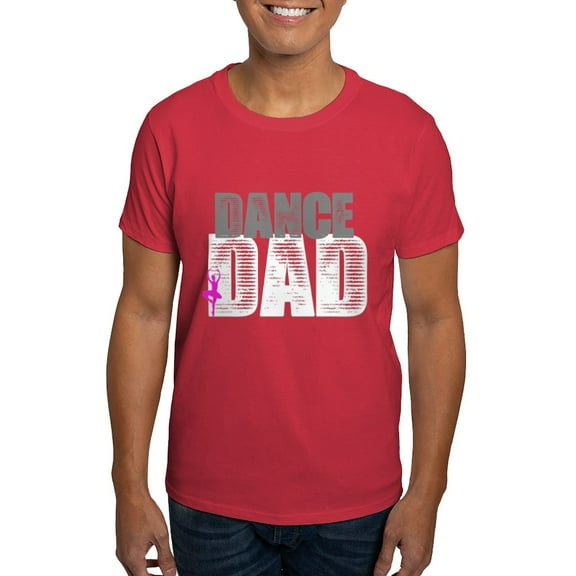 CafePress - Dance Dad With Ballerina T Shirt - Men's Classic Graphic Cotton T-Shirt