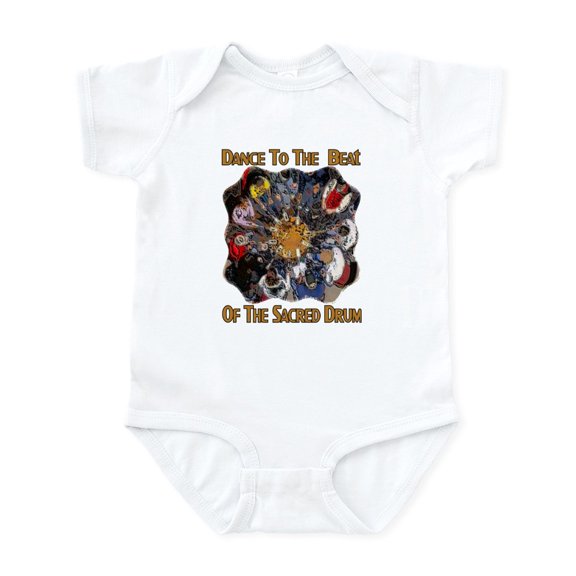 CafePress - Dance To The Beat Infant Bodysuit - Baby Light Bodysuit, Size Newborn - 24 Months