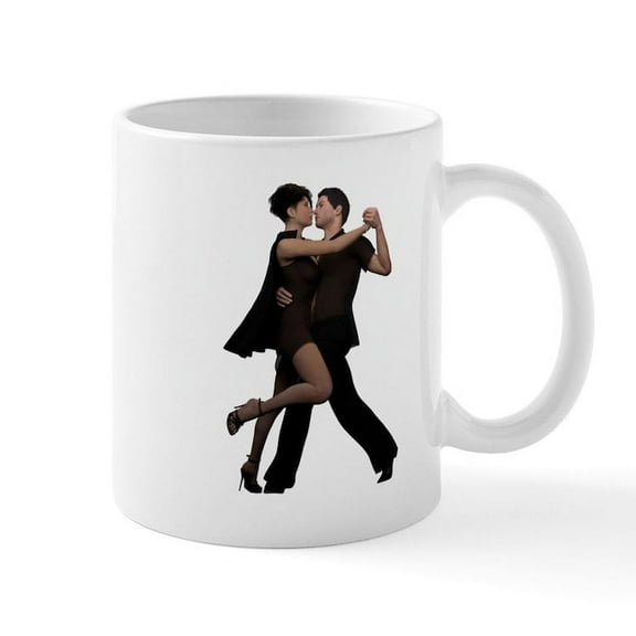 CafePress - Dancers ~ Argentine Tango 2 Mugs - 11 oz Ceramic Mug - Novelty Coffee Tea Cup