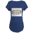 thumbnail image 1 of CafePress - Dancing Bunnies In A Circle Maternity T Shirt - Maternity Dark T-Shirt, 1 of 3