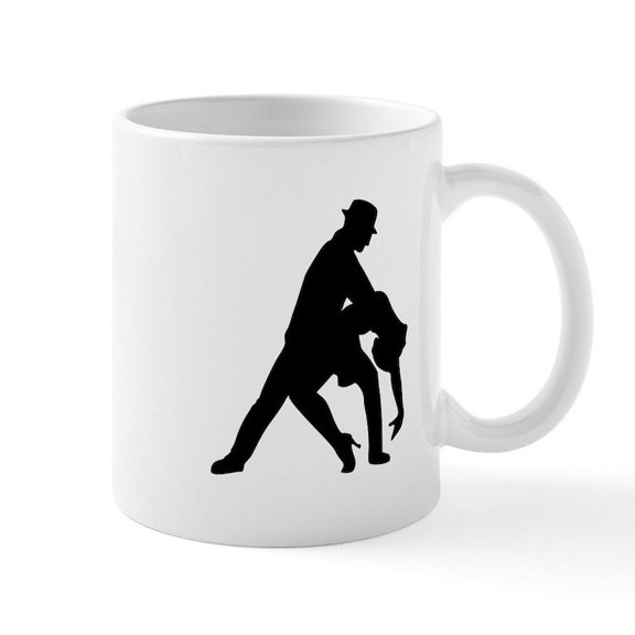 CafePress - Dancing Couple Tango Mug - 11 oz Ceramic Mug - Novelty Coffee Tea Cup