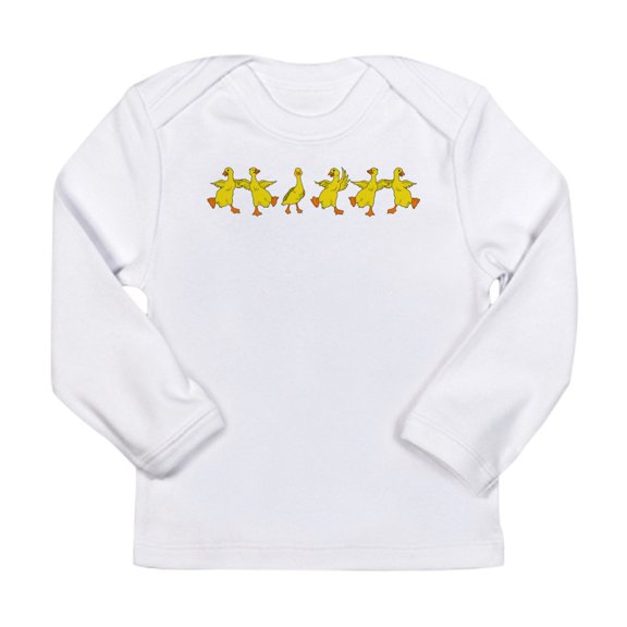 CafePress - Dancing Ducks Long Sleeve Infant T Shirt - Long Sleeve Infant T-Shirt