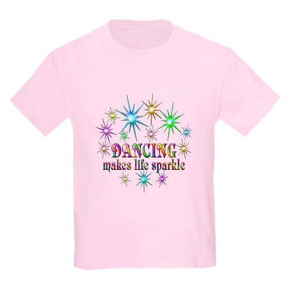 CafePress - Dancing Sparkles Kids Light T Shirt - Light T-Shirt Kids XS-XL