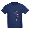 thumbnail image 1 of CafePress - Dancing With The Bats Skeleton T Shirt - Dark T-Shirt Kids XS-XL, 1 of 4