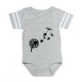 thumbnail image 1 of CafePress - Dandelion Skull_Bl - Cute Infant Baby Football Bodysuit, 1 of 3