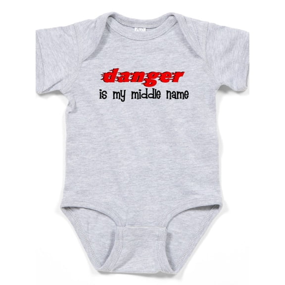 CafePress - Danger - Cute Infant Bodysuit Baby Romper