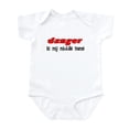 thumbnail image 1 of CafePress - Danger Is My Middle Name Infant Bodysuit - Baby Light Bodysuit, Size Newborn - 24 Months, 1 of 4