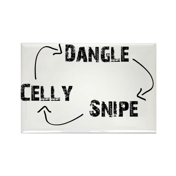 CafePress - Danglesnipecelly2 - Rectangle Magnet, 2"x3" Refrigerator Magnet