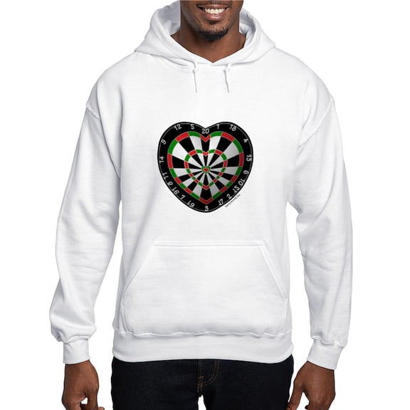 CafePress - Dart Love Hooded Sweatshirt - Pullover Hoodie, Hooded Sweatshirt