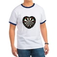 thumbnail image 1 of CafePress - Dart Love Ringer T - 100% Cotton Ringed T-Shirt, 1 of 4