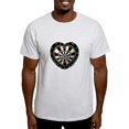thumbnail image 1 of CafePress - Dart Love White T Shirt - Men's Classic Cotton T-Shirts, 1 of 3