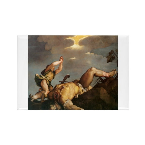 CafePress - David And Goliath - Rectangle Magnet, 2"x3" Refrigerator Magnet