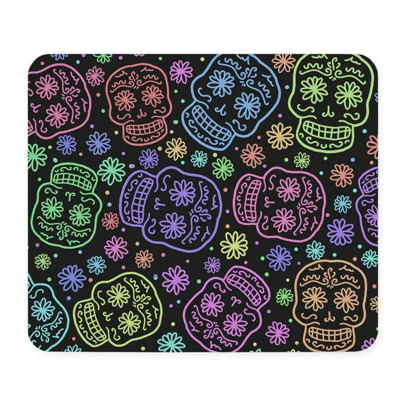 CafePress - Day Of The Dead Pattern Mousepad - Non-slip Rubber Mousepad, Gaming Mouse Pad