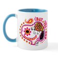 thumbnail image 1 of CafePress - Day Of The Dog Snoopy Face Mug - 11 oz Ceramic Mug - Novelty Coffee Tea Cup, 1 of 3