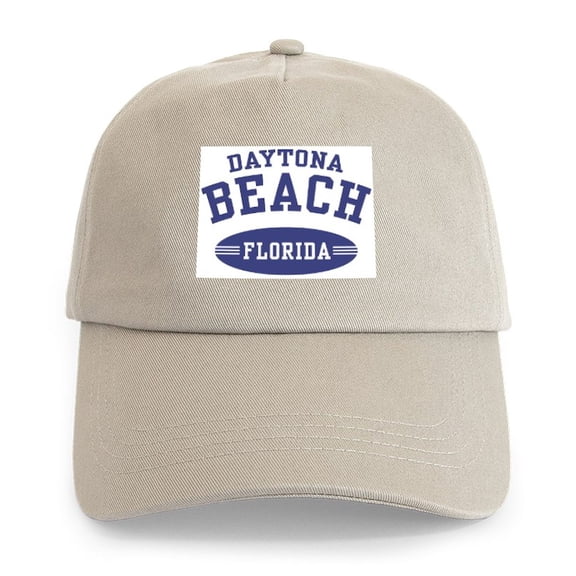 CafePress - Daytona Beach Florida Cap - Adjustable 100% Brushed Unisex Casual Cotton Baseball Cap, Beige, 1