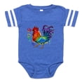 thumbnail image 1 of CafePress - De Colores Rooster - Cute Infant Baby Football Bodysuit, 1 of 3